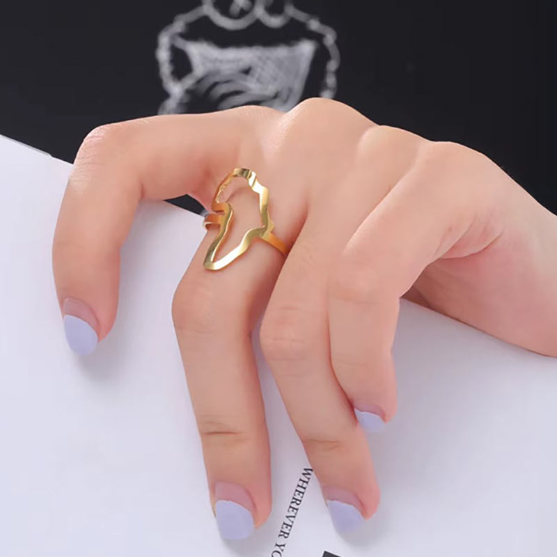 Bague Nasma – Anneau Carte d'Afrique
