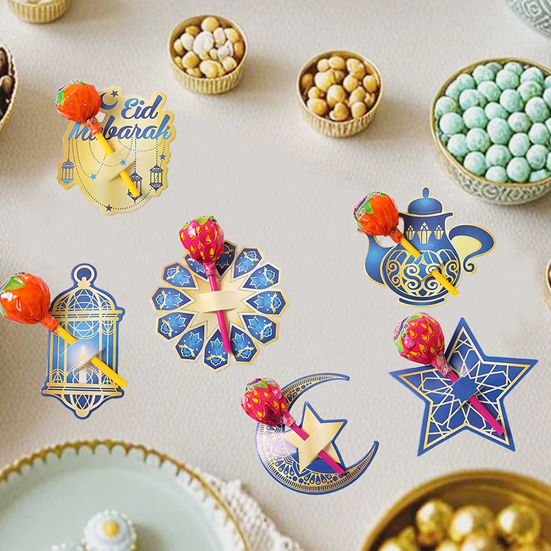 Lot de 48 Porte-Sucettes Décoratifs Eid