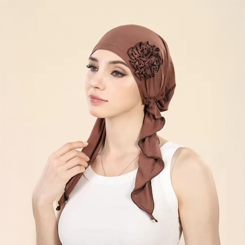 Turban Haya à Fleurs