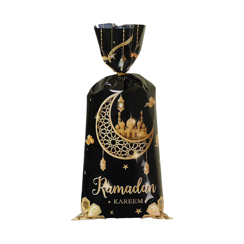 Lot de 25 sachets Ramadan Kareem – Noir et Or