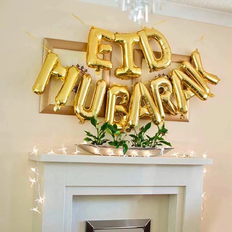 Ballons Dorés Eid Mubarak