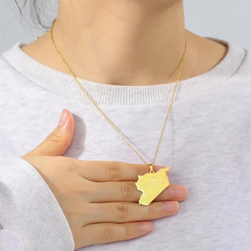 Collier Carte Syrie