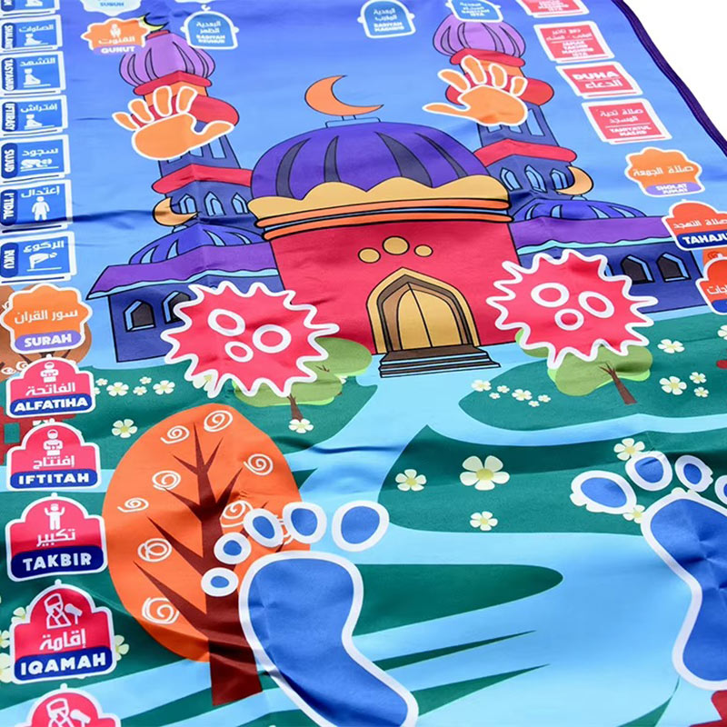 Tapis de Prière Interactif pour Enfants – Apprentissage Ludique