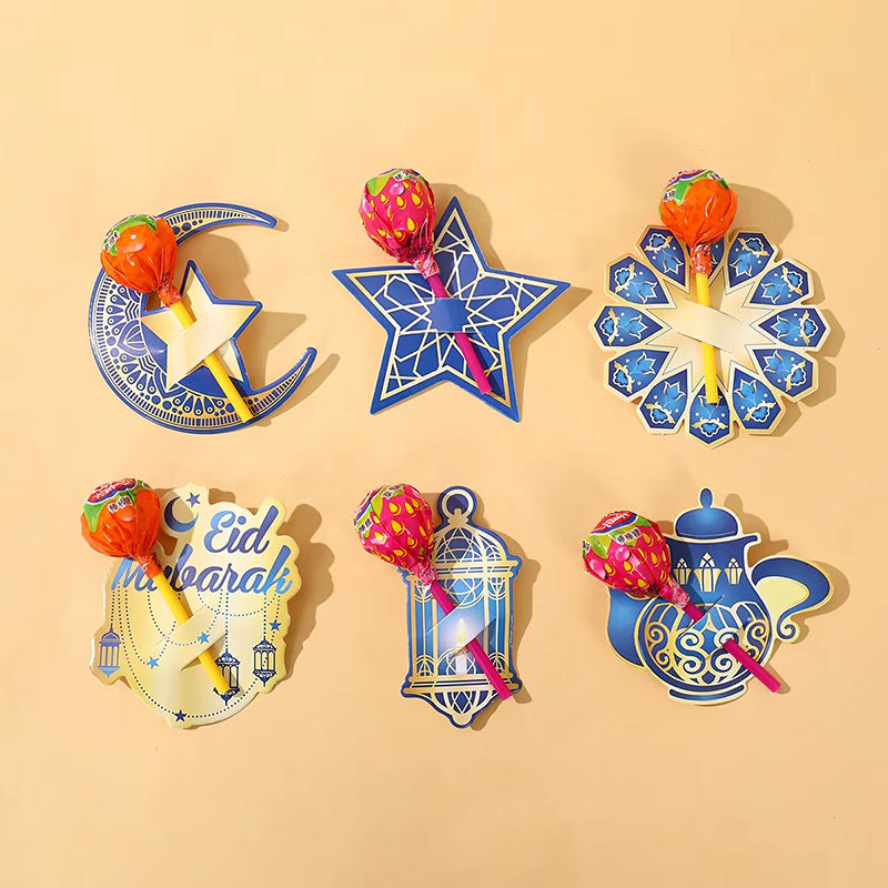 Lot de 48 Porte-Sucettes Décoratifs Eid