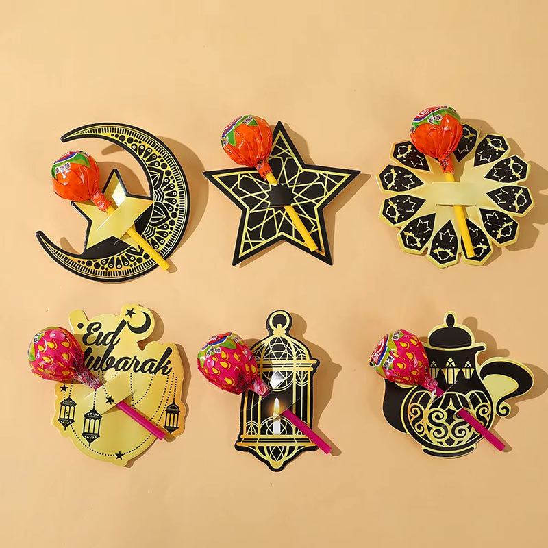 Lot de 48 Porte-Sucettes Décoratifs Eid