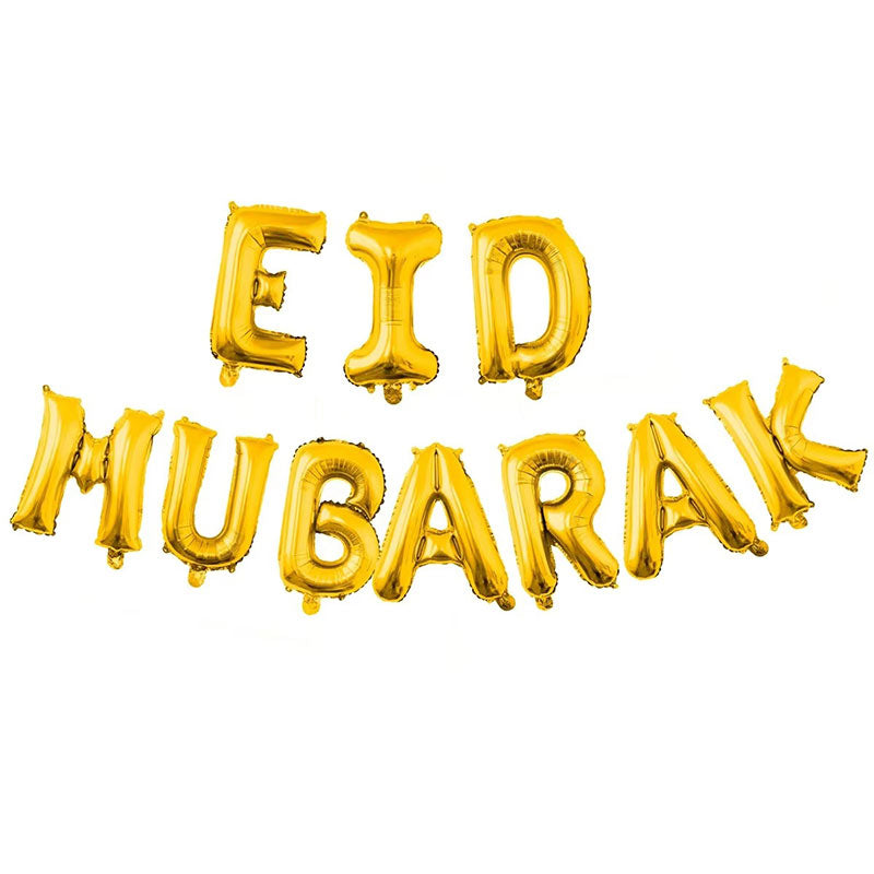 Ballons Dorés Eid Mubarak