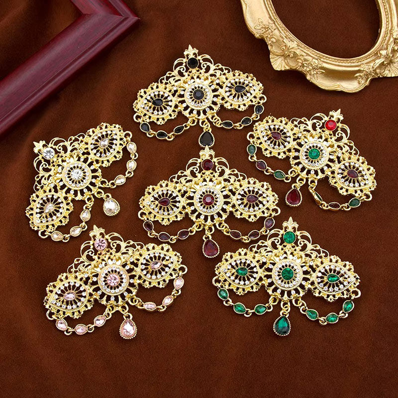 Tiare Safira – Bijou de Tête Doré pour Mariage