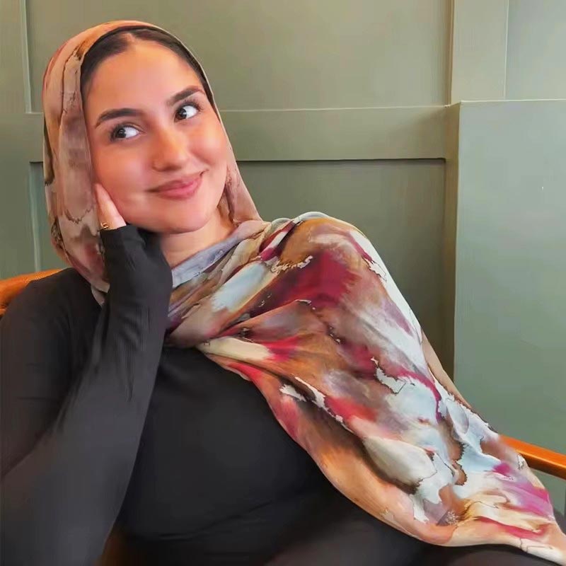 Hijab Layana Voile Artistique