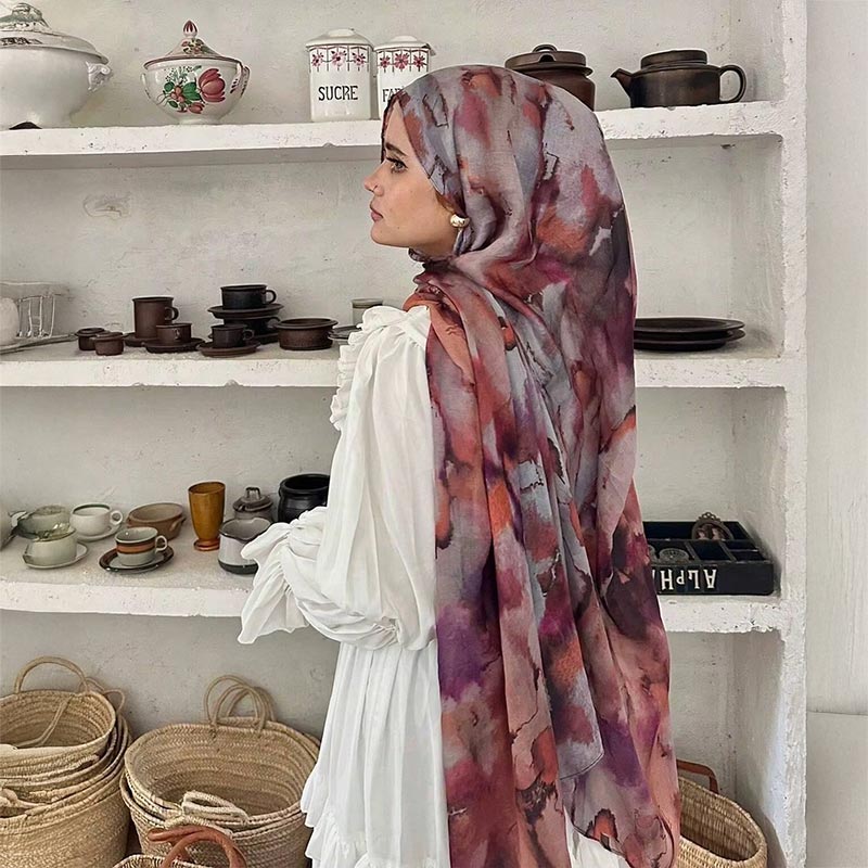 Hijab Layana Voile Artistique