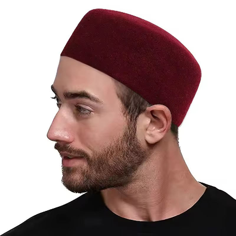 Chéchia Classique Homme – Rouge ou Noir
