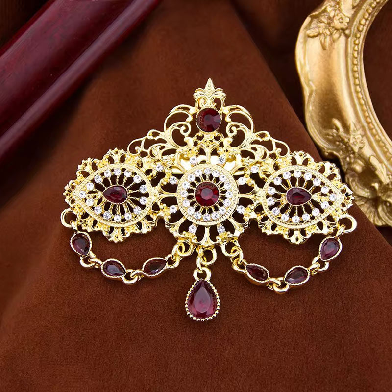 Tiare Safira – Bijou de Tête Doré pour Mariage