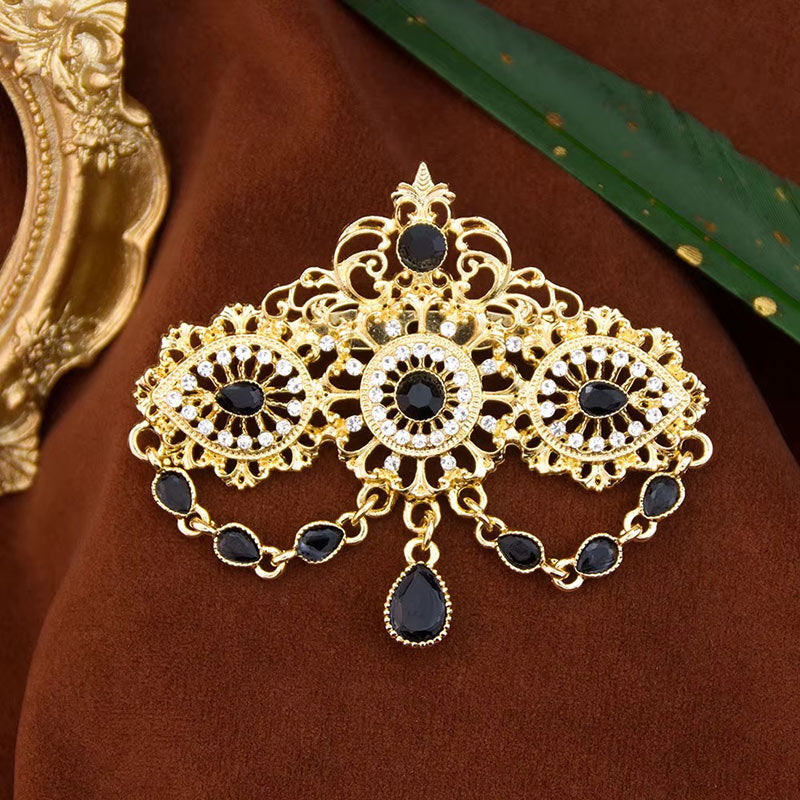 Tiare Safira – Bijou de Tête Doré pour Mariage