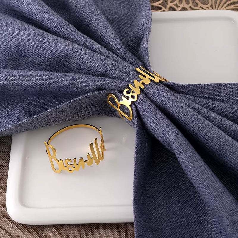 Lot de 6 Ronds de Serviette Bismillah