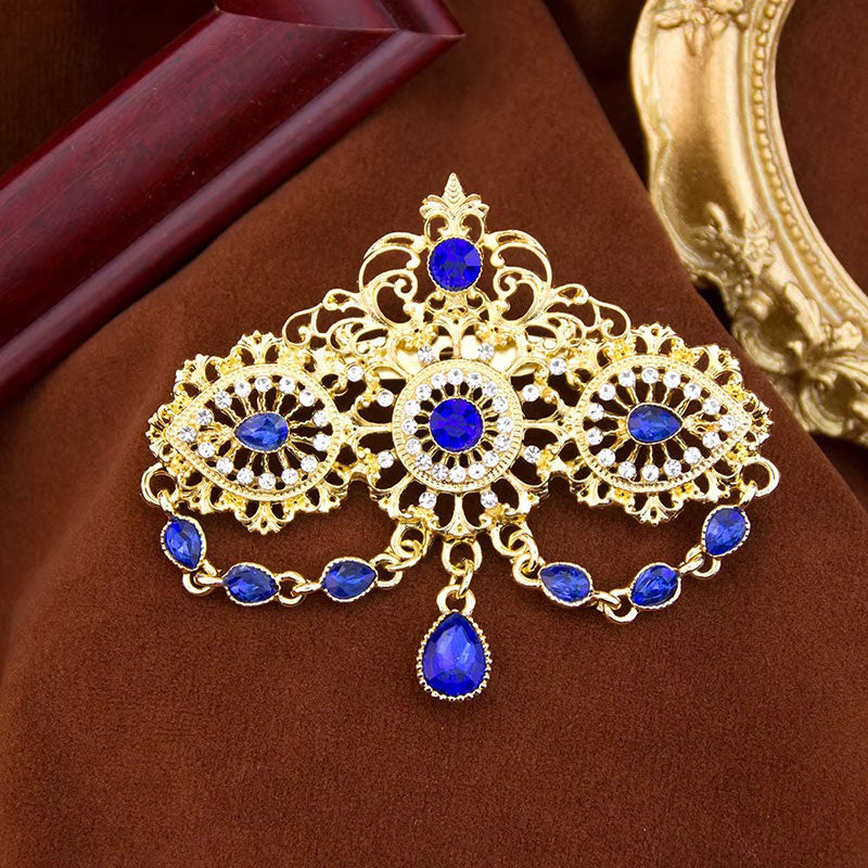Tiare Safira – Bijou de Tête Doré pour Mariage