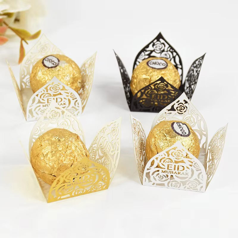Lot de 10 Écrins Al-Fitr pour Chocolats et Mignardises