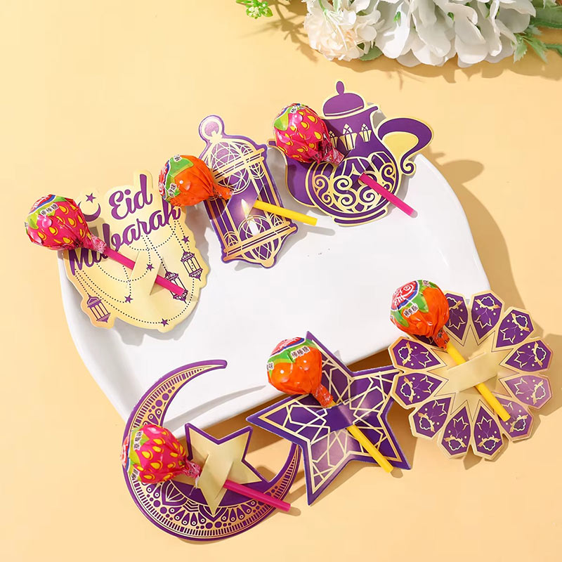 Lot de 48 Porte-Sucettes Décoratifs Eid