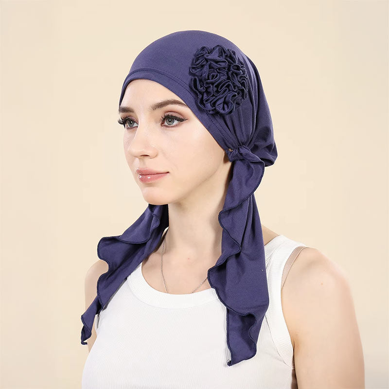 Turban Haya à Fleurs