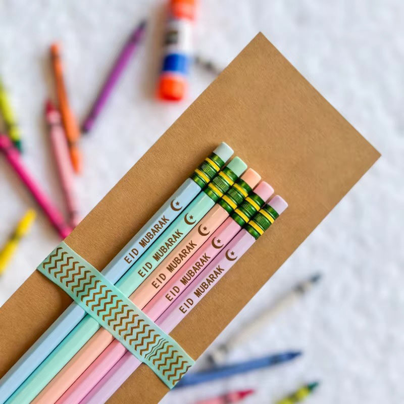 Lot de 5 crayons à papier Tassili Pastel
