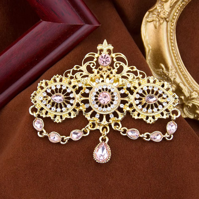Tiare Safira – Bijou de Tête Doré pour Mariage