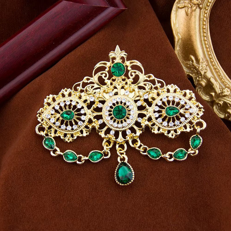 Tiare Safira – Bijou de Tête Doré pour Mariage